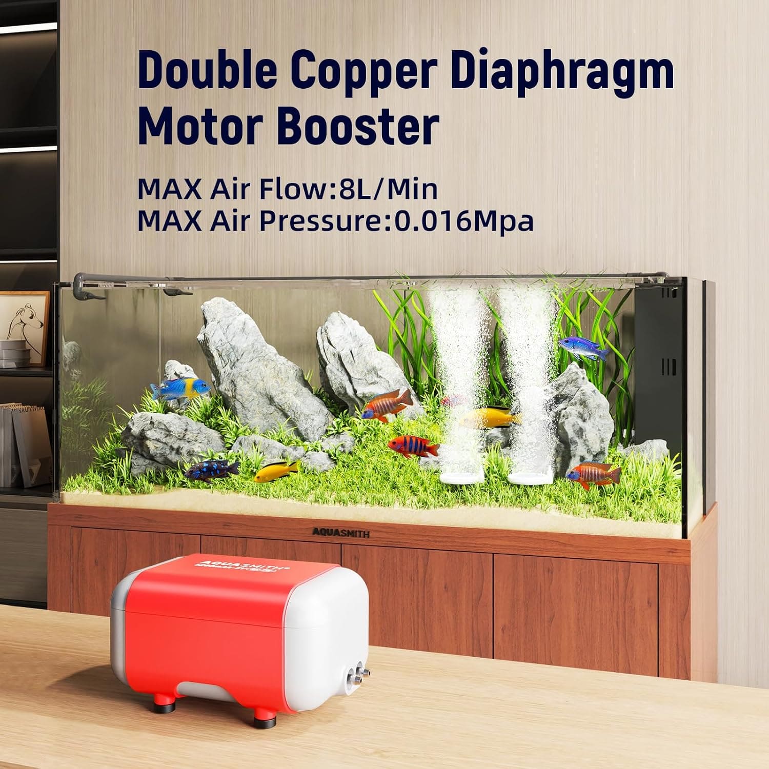 AQUASMITH Rechargeable Battery Air Pumps