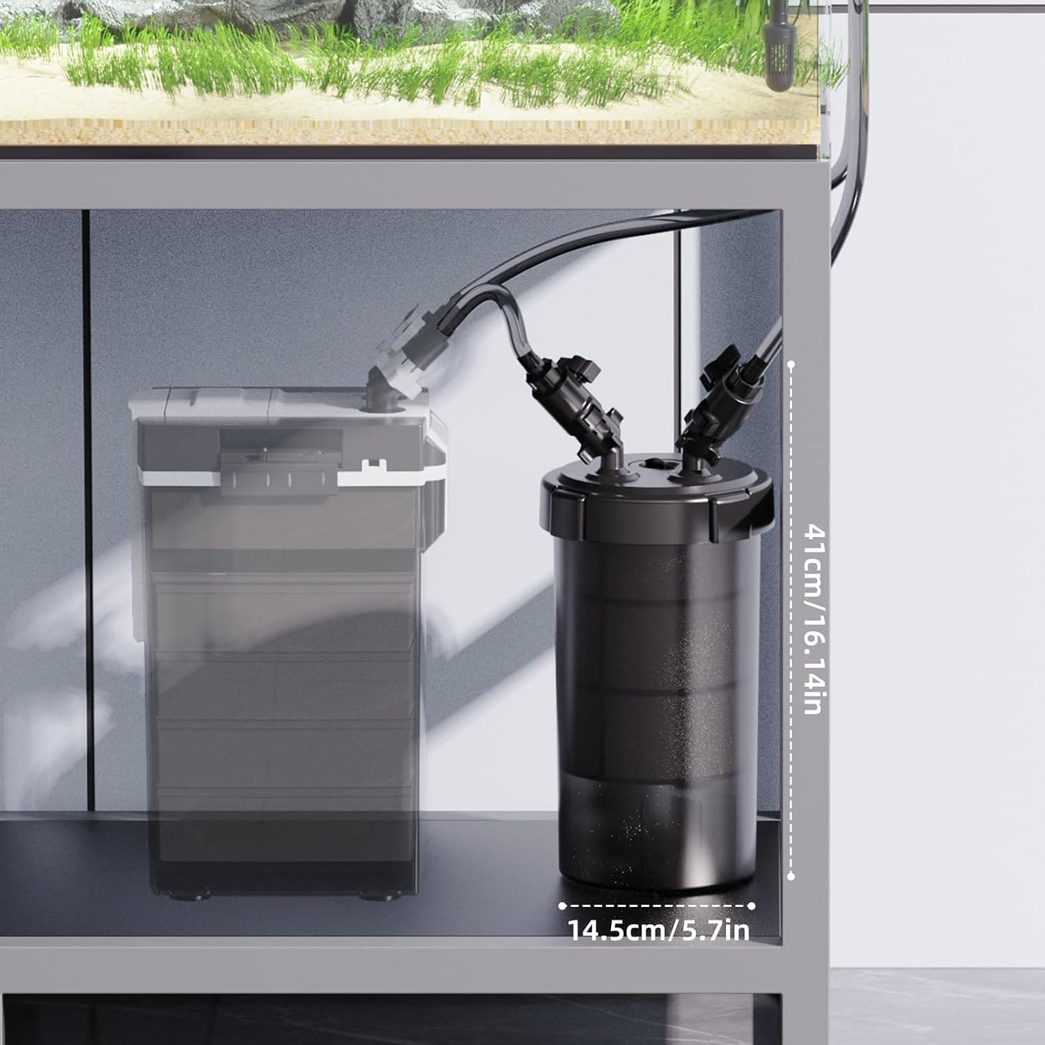 AQUASMITH Non-Powered Aquarium Prefilter Canister
