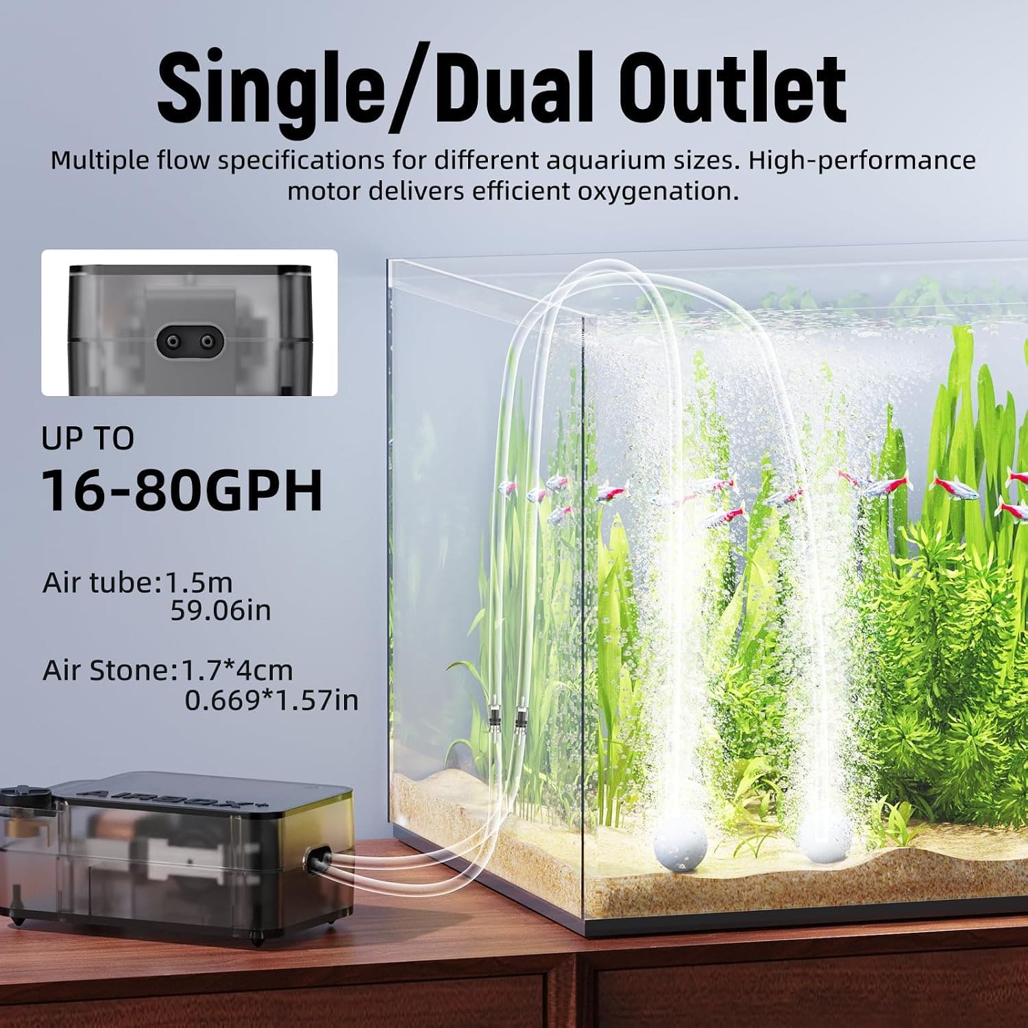 AQUASMITH AIR BOX Mini Corded Air Pump